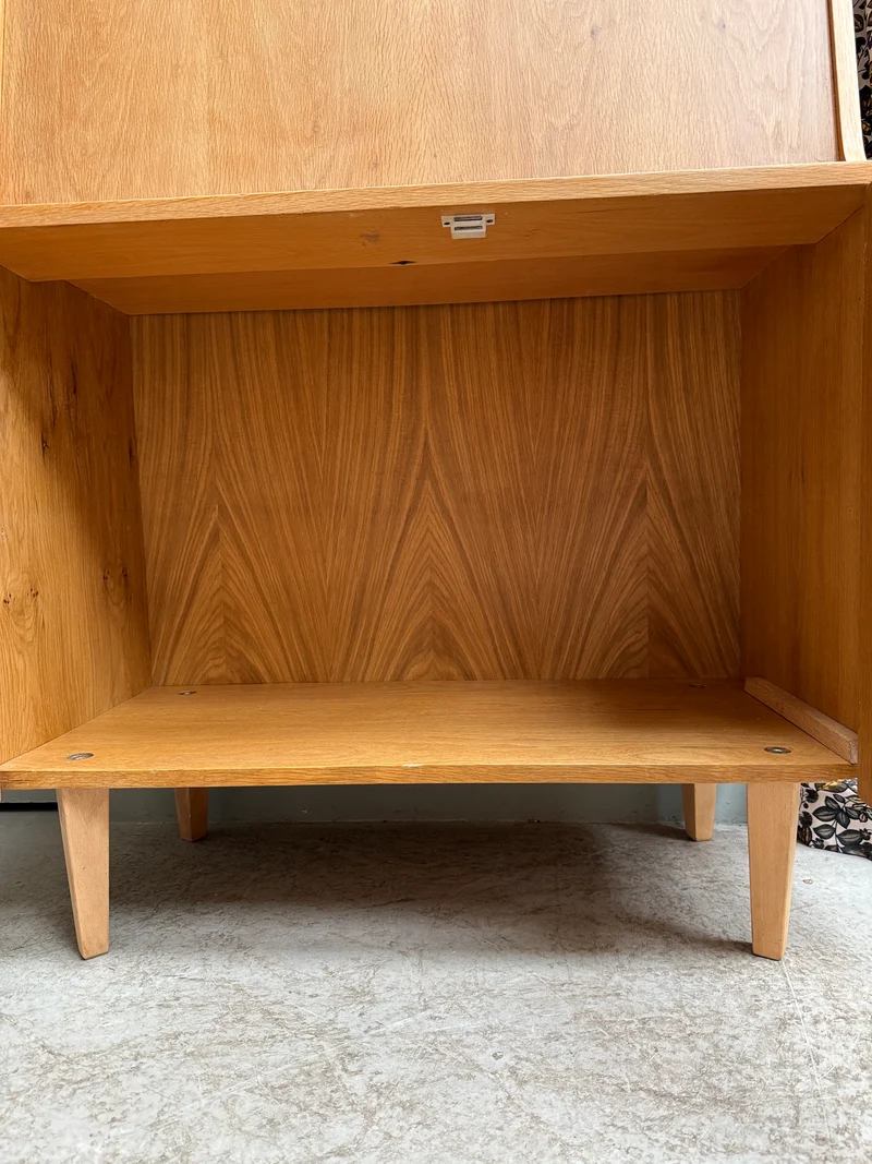 Secrétaire mid-century en chêne