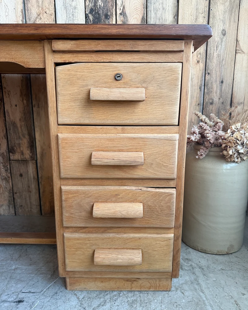 Bureau demi-ministre en chêne