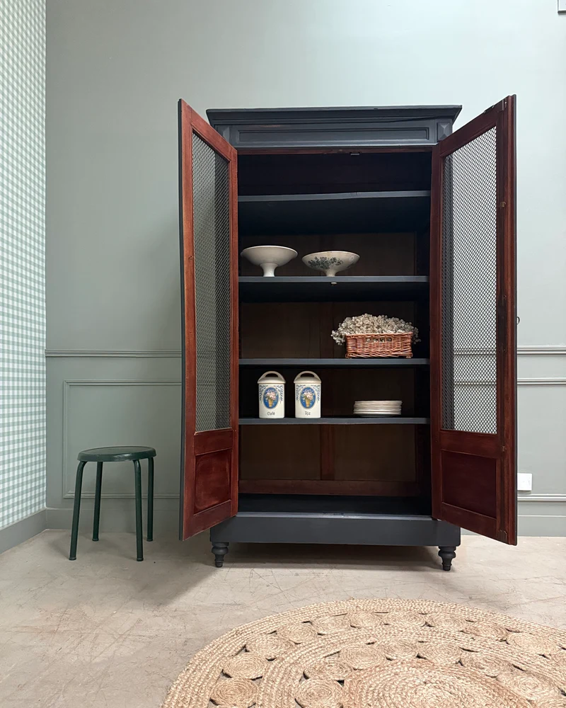 Bibliothèque de style Directoire patine noire