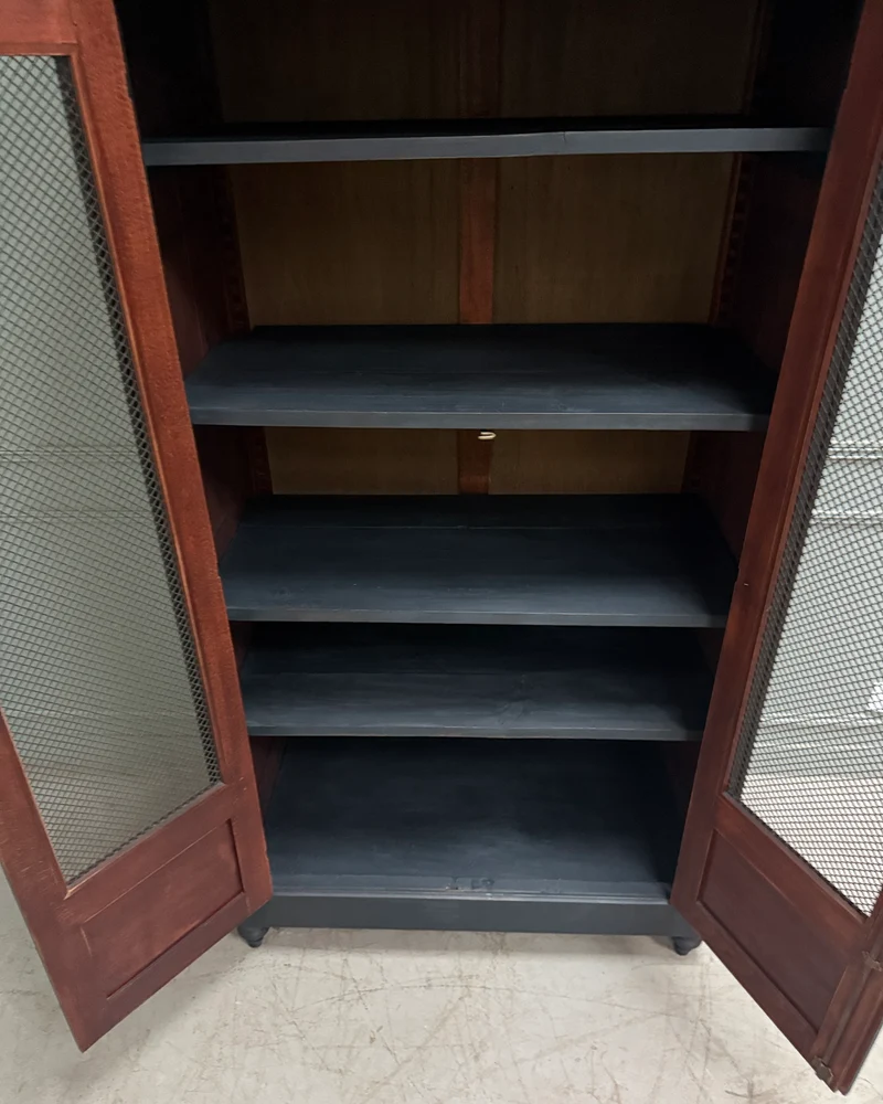 Bibliothèque de style Directoire patine noire