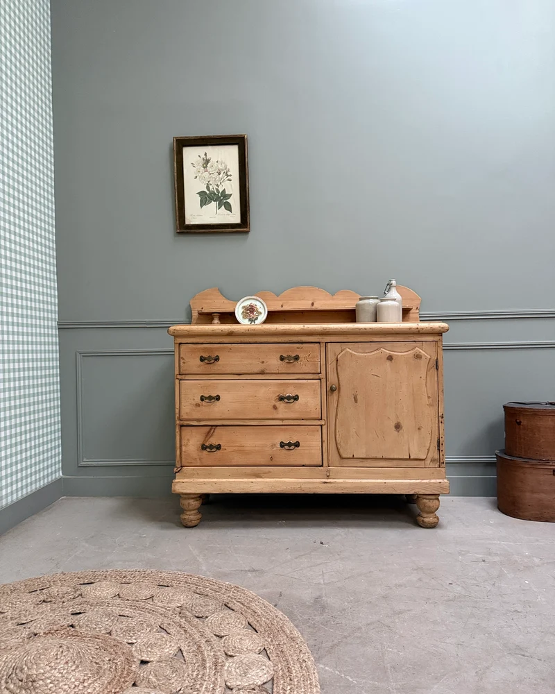 Grande commode anglaise en pin