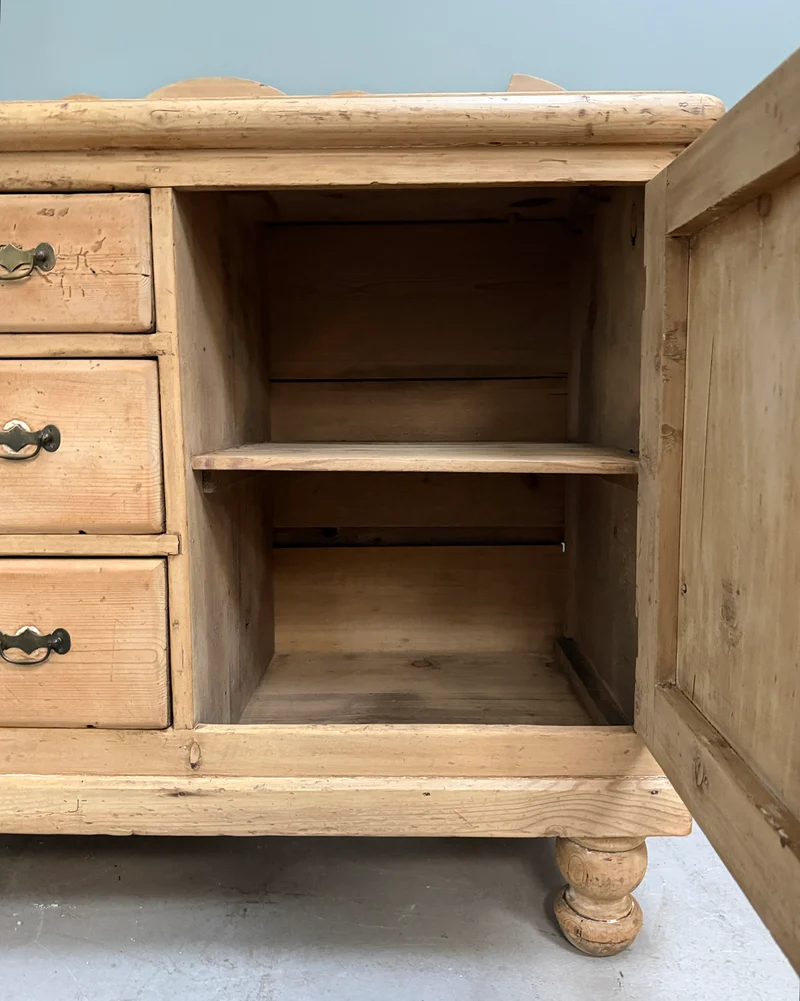 Grande commode anglaise en pin