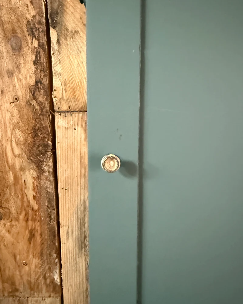 Petite armoire verte
