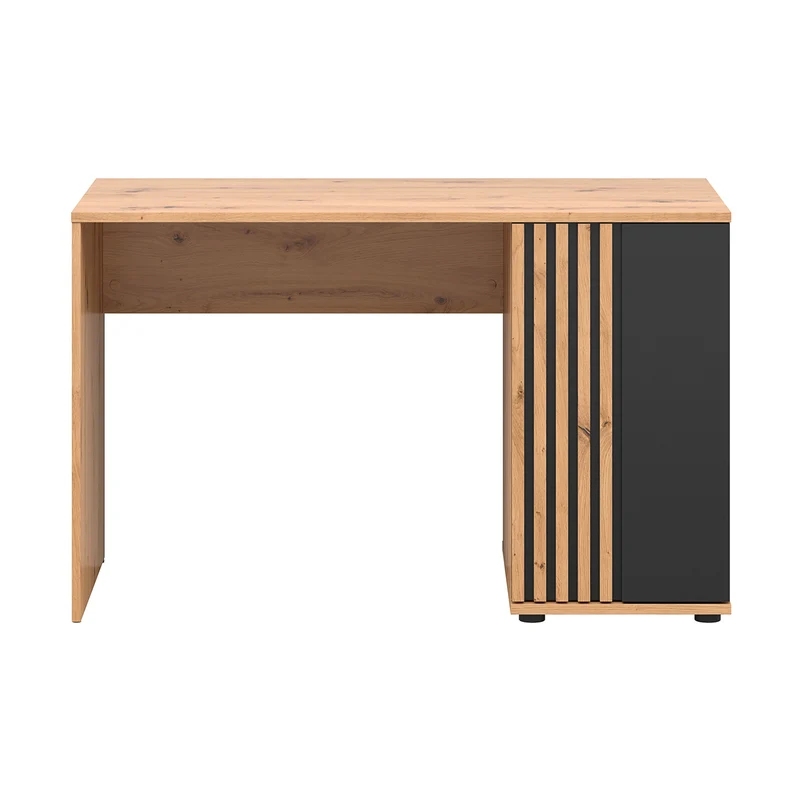 Bureau 1 porte Ezra Bois et Noir
