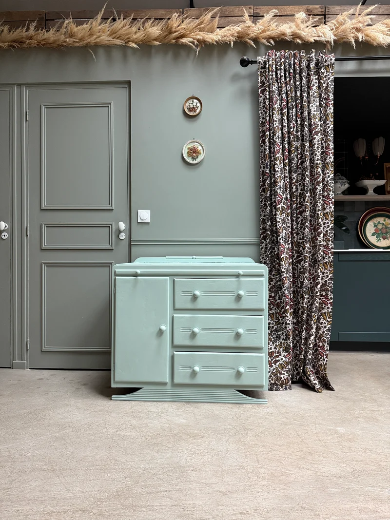 Commode Art Déco peinte