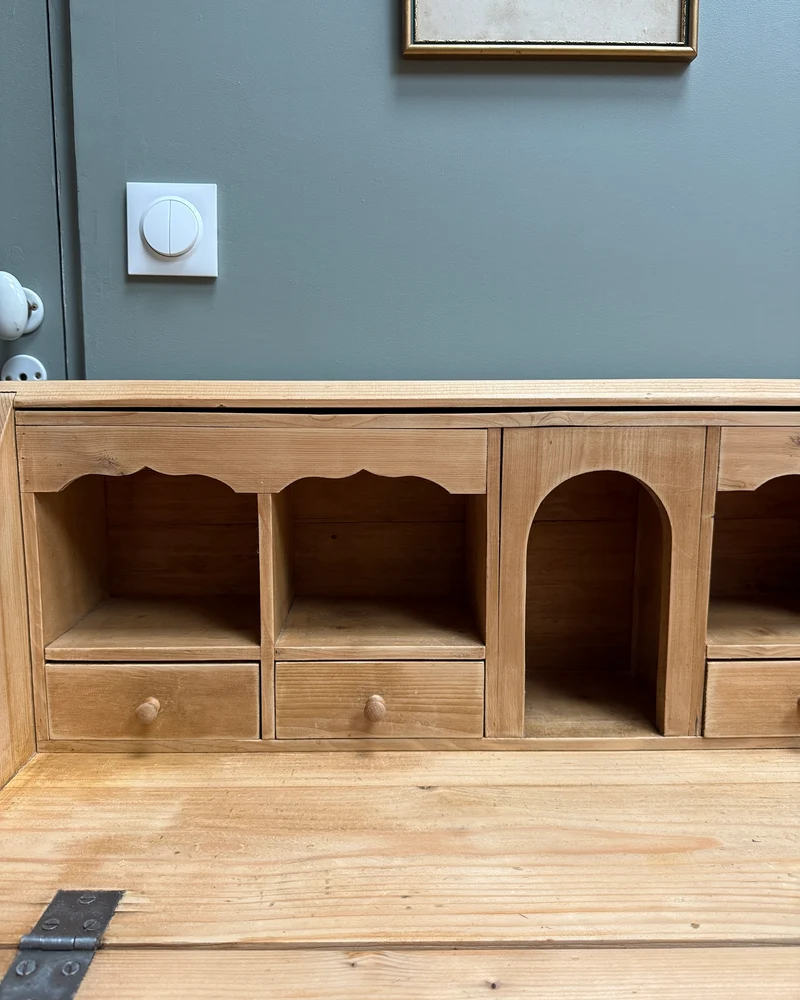 Commode anglaise scriban en pin