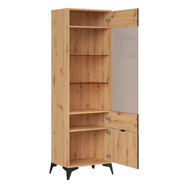 Vitrine 2 portes Mao Bois