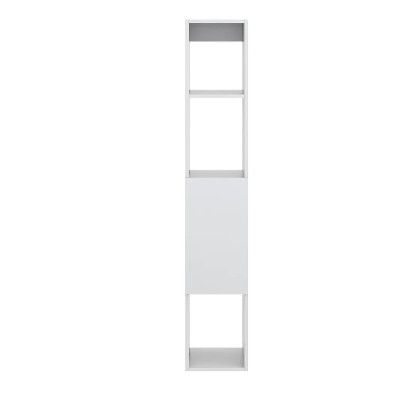 Bibliothèque murale 1 porte Idao Blanc