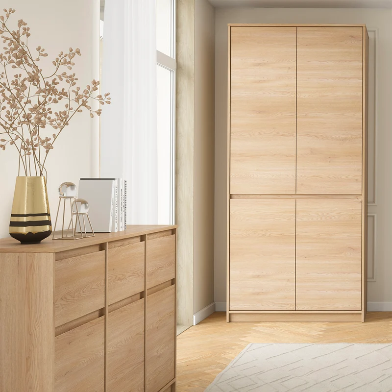 Armoire 4 portes Beck Bois