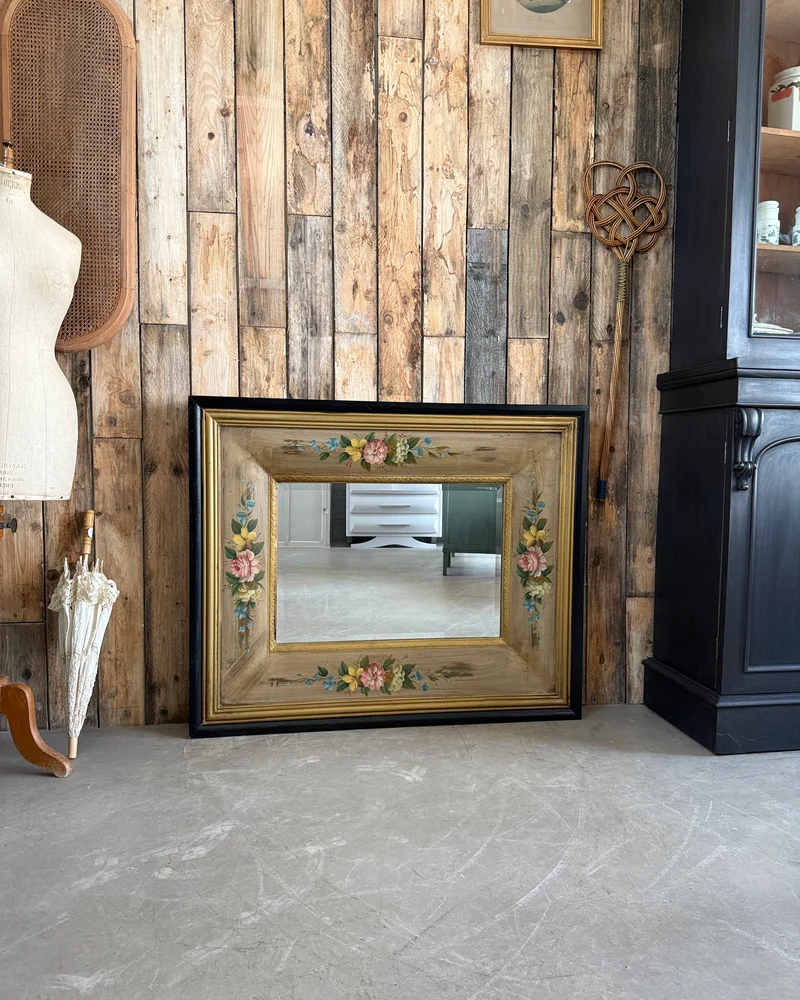 Grand miroir peint