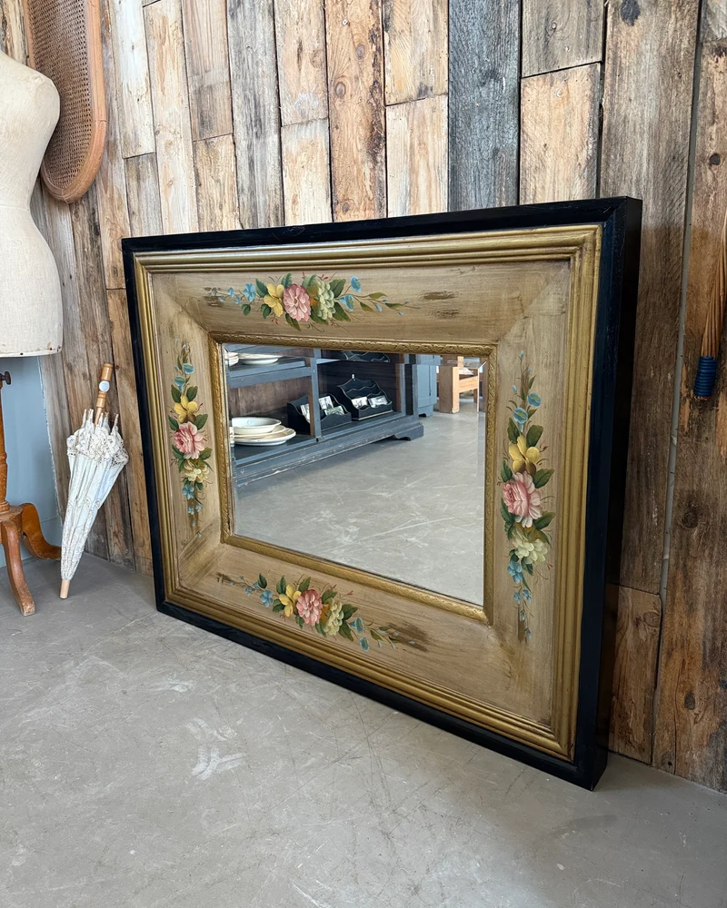 Grand miroir peint