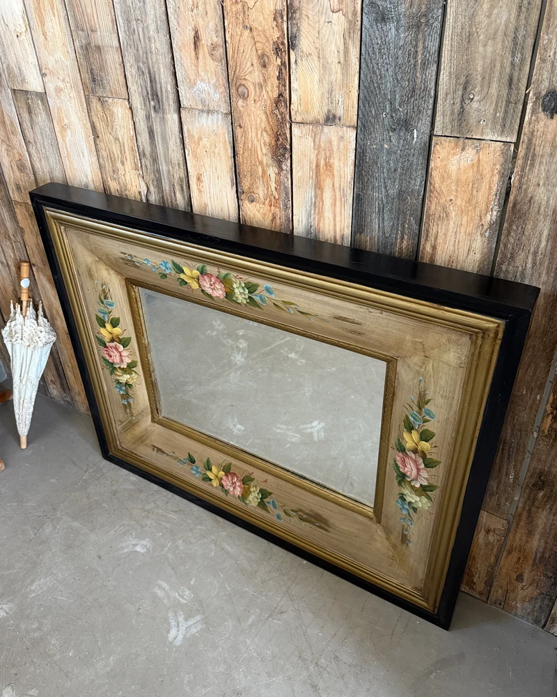 Grand miroir peint