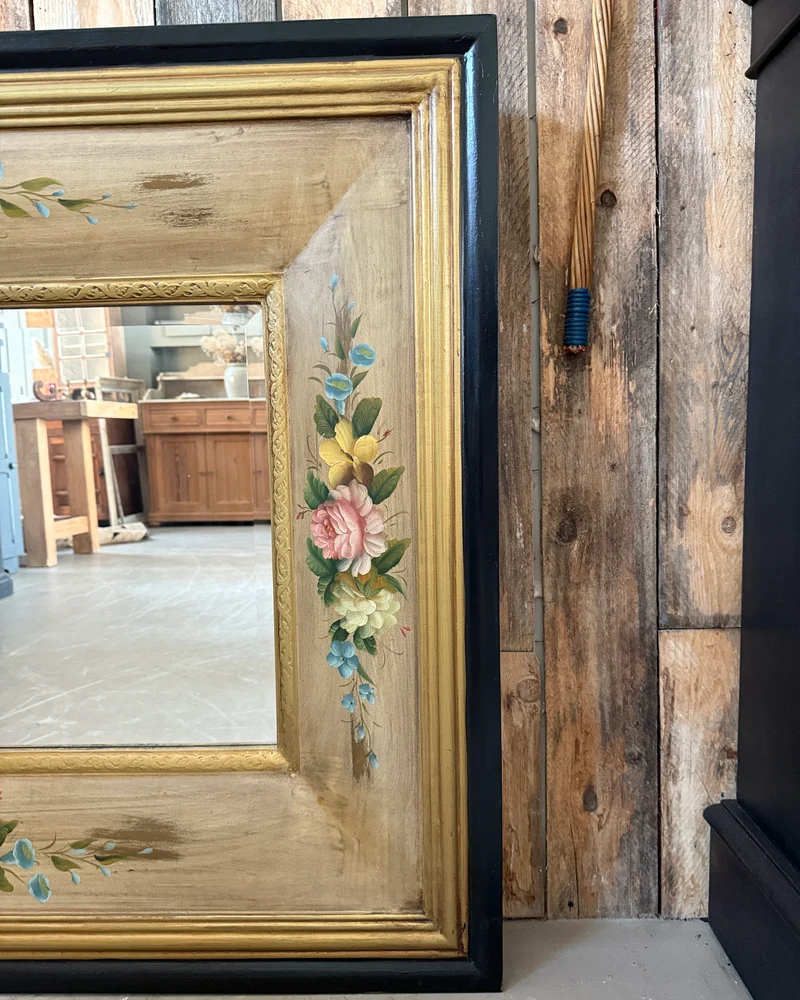 Grand miroir peint