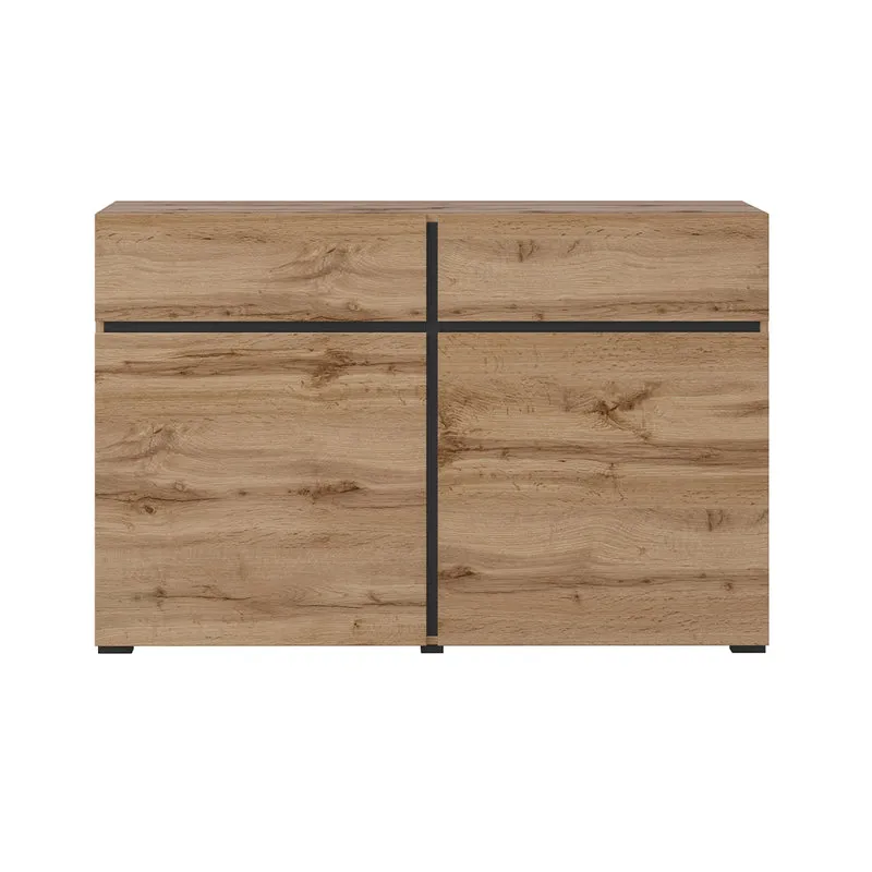Buffet 2 portes 2 tiroirs Lilia Bois