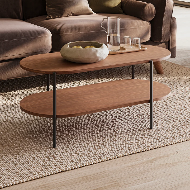 Table basse Canopée Bois foncé