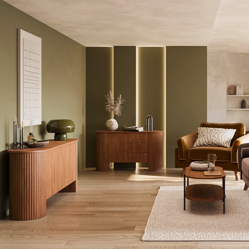 Table basse Canopée Bois foncé