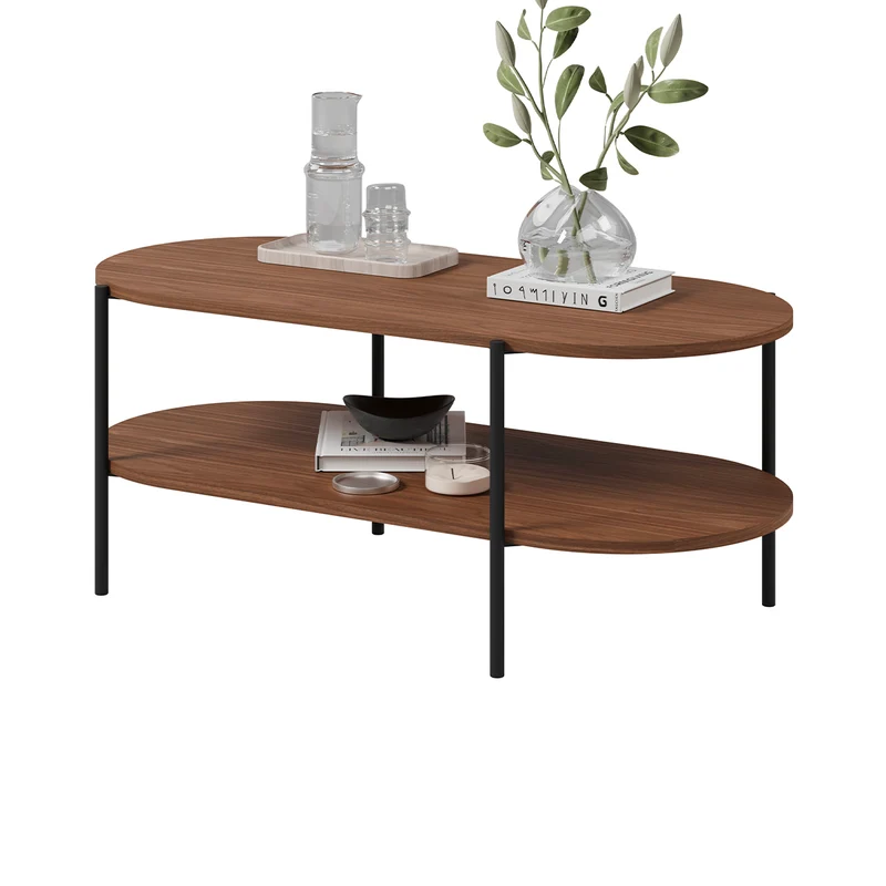 Table basse Canopée Bois foncé