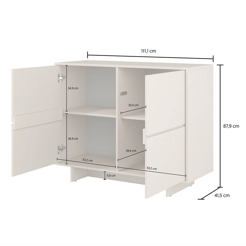 Buffet 2 portes Tadao Cachemire