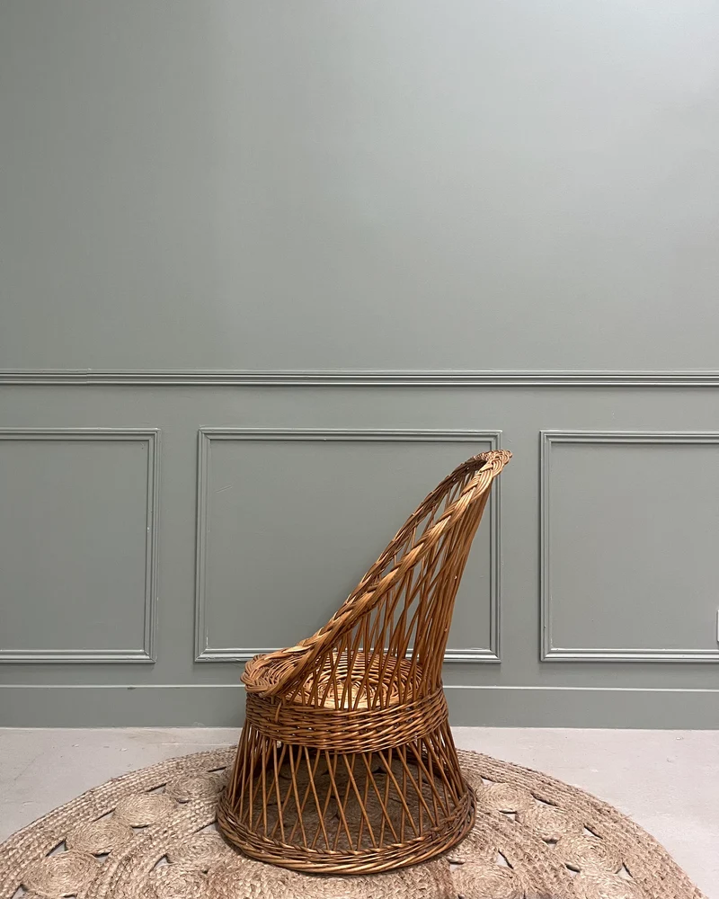 Fauteuil en rotin pour enfants