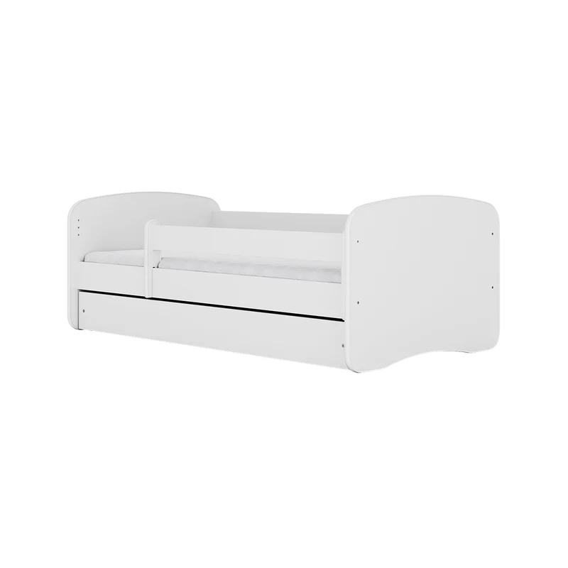 Lit 80x180 sommier et tiroir inclus Kocot Kids Babydream La fée aux papillons - Blanc