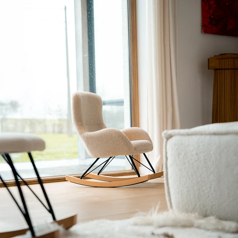 Mini fauteuil à bascule Vipack Rocky Beige
