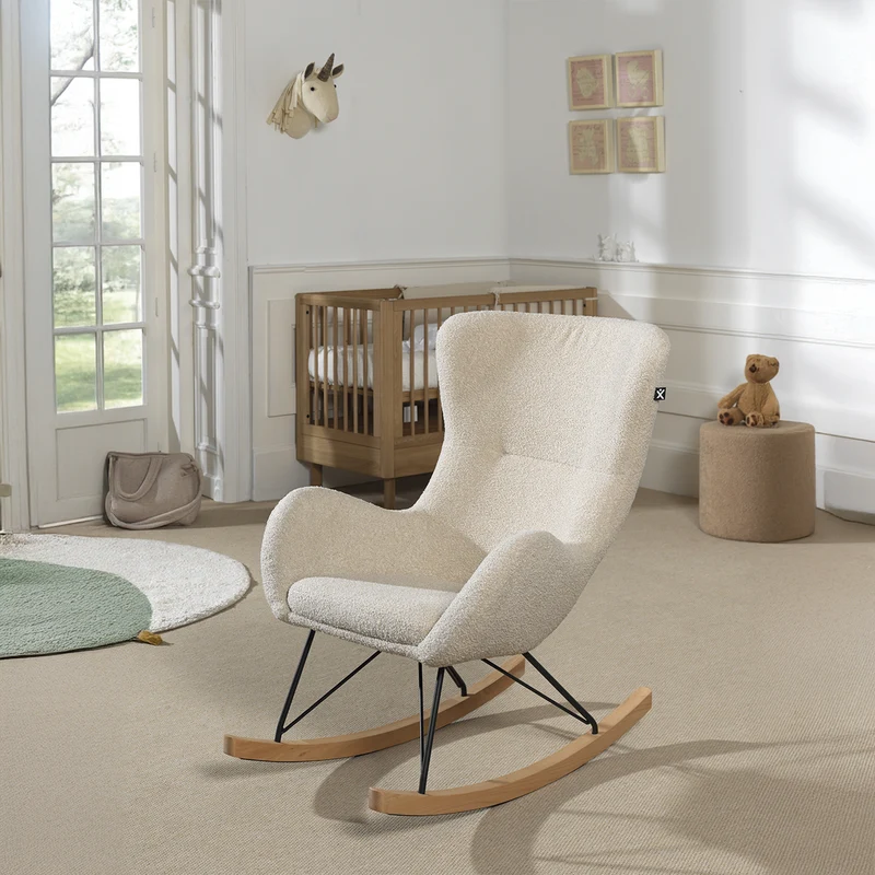 Fauteuil d'allaitement à bascule Vipack Rocky Beige