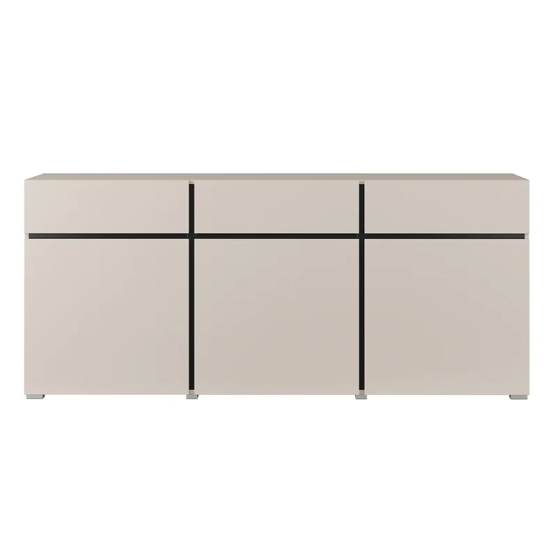 Buffet 3 portes 3 tiroirs Lilia Cachemire