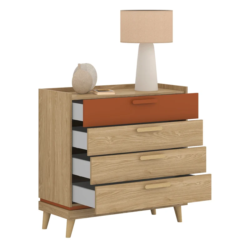 Commode 4 tiroirs Sandy Bois
