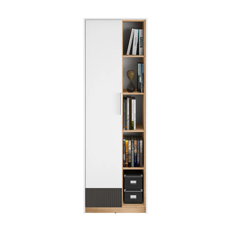 Armoire 1 porte Ronan Blanc