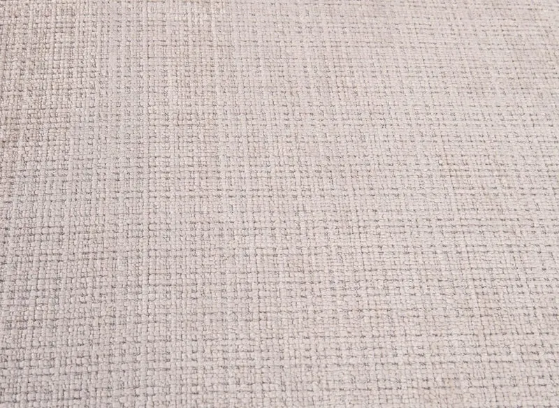 Canapé d'angle convertible avec coffre en velours chiné beige MARLA - Angle gauche