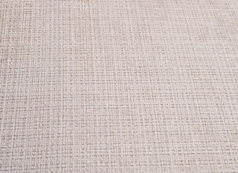 Canapé d'angle convertible avec coffre en velours chiné beige MARLA - Angle droit