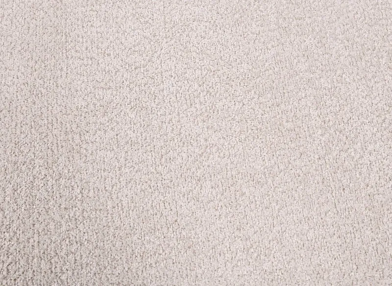 Canapé d'angle convertible avec coffre en tissu bouclette beige MARLA - Angle gauche