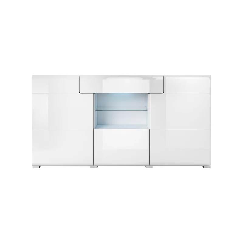 Buffet 3 portes 1 tiroir Jules Blanc