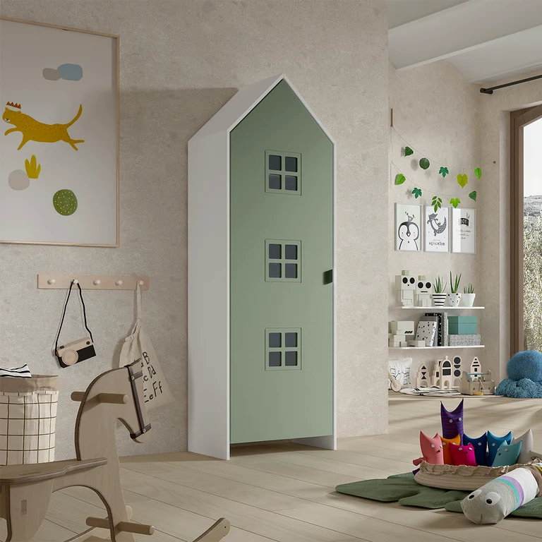 Armoire 1 porte Vipack Bruges Vert