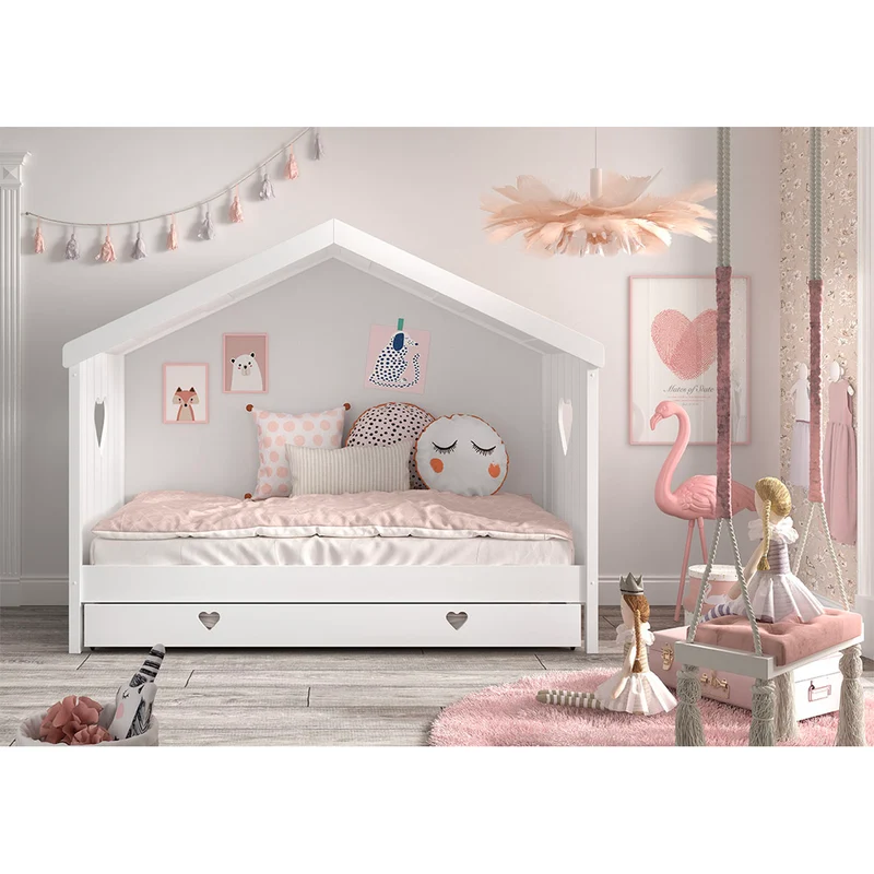 Tiroir de lit 90x190 Vipack Amori Blanc