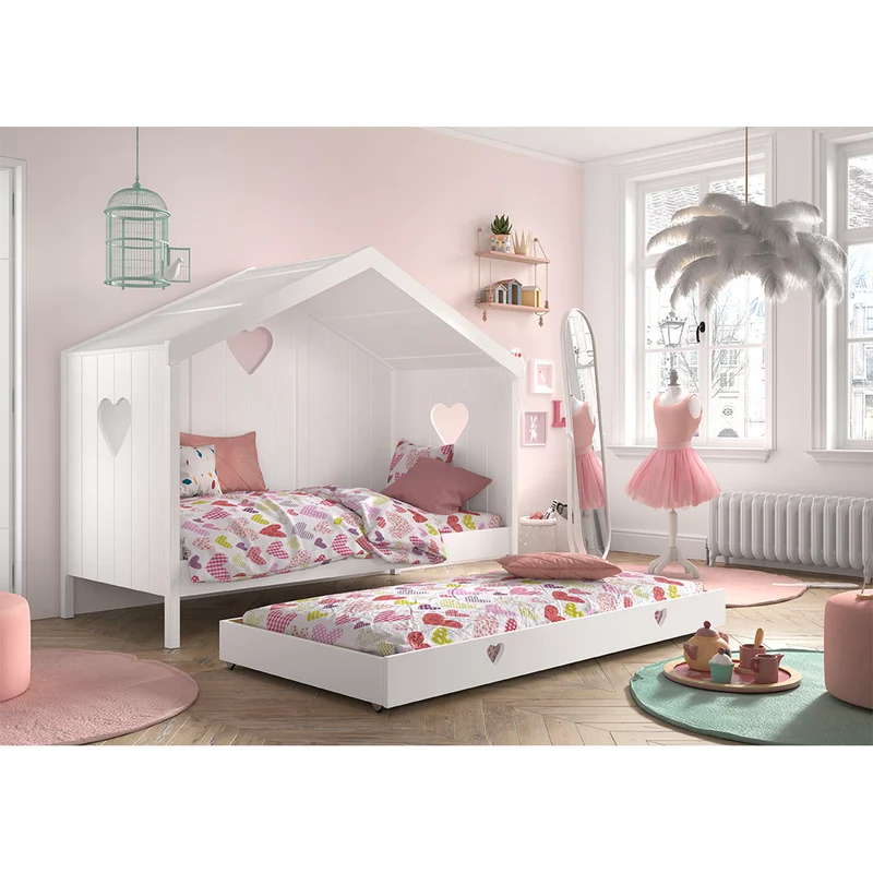Tiroir de lit 90x190 Vipack Amori Blanc