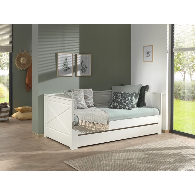 Tiroir de lit 60x180 pour lit capitaine 90x200 Vipack Scott Blanc