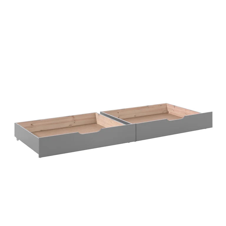 Tiroirs de lit 90x200 Vipack Pino Gris