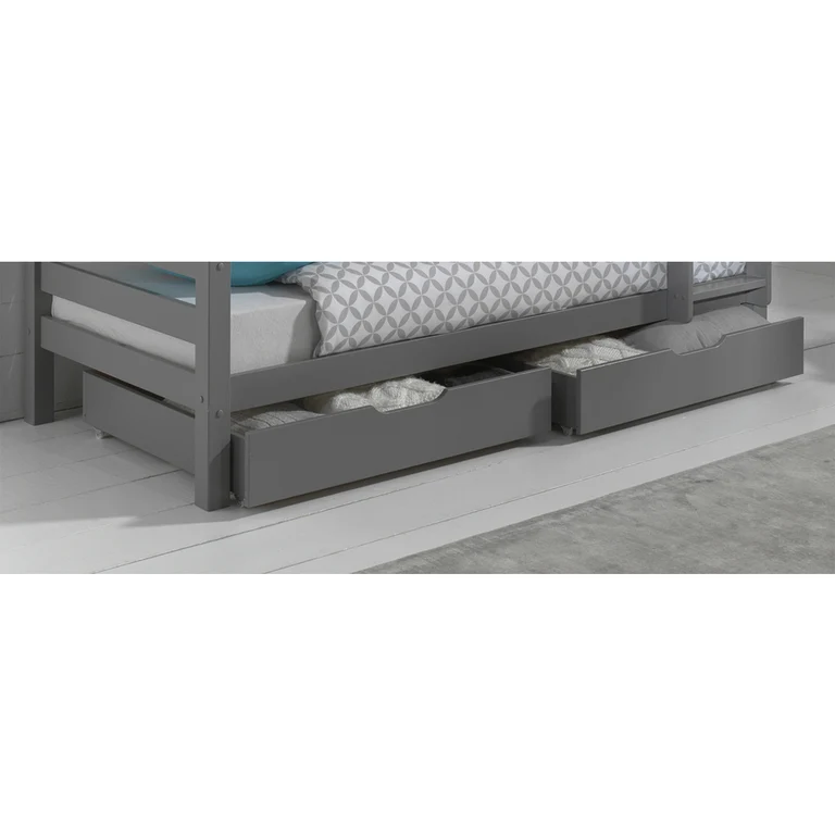 Tiroirs de lit 90x200 Vipack Pino Gris