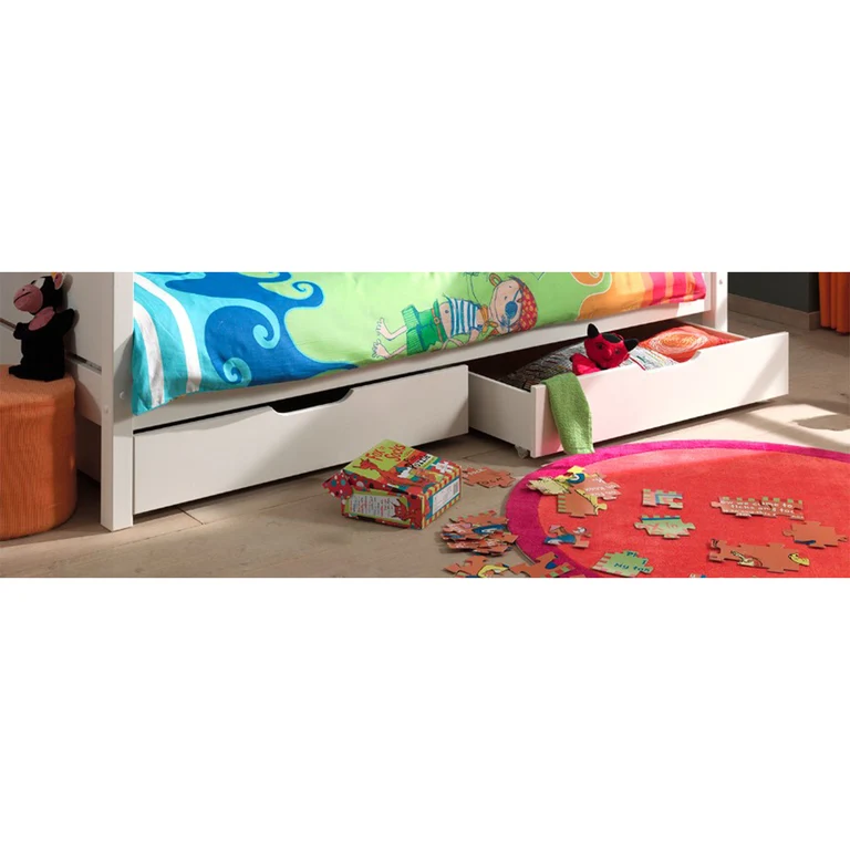 Tiroirs de lit Vipack Pino - Blanc