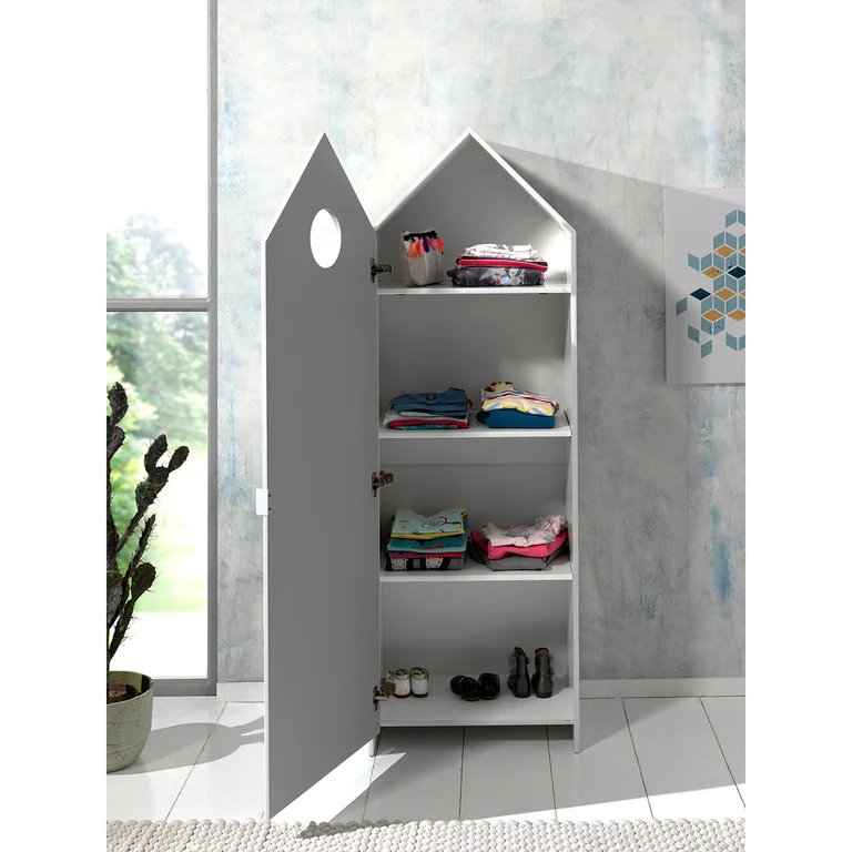 Armoire 1 porte Vipack Casami - Blanc