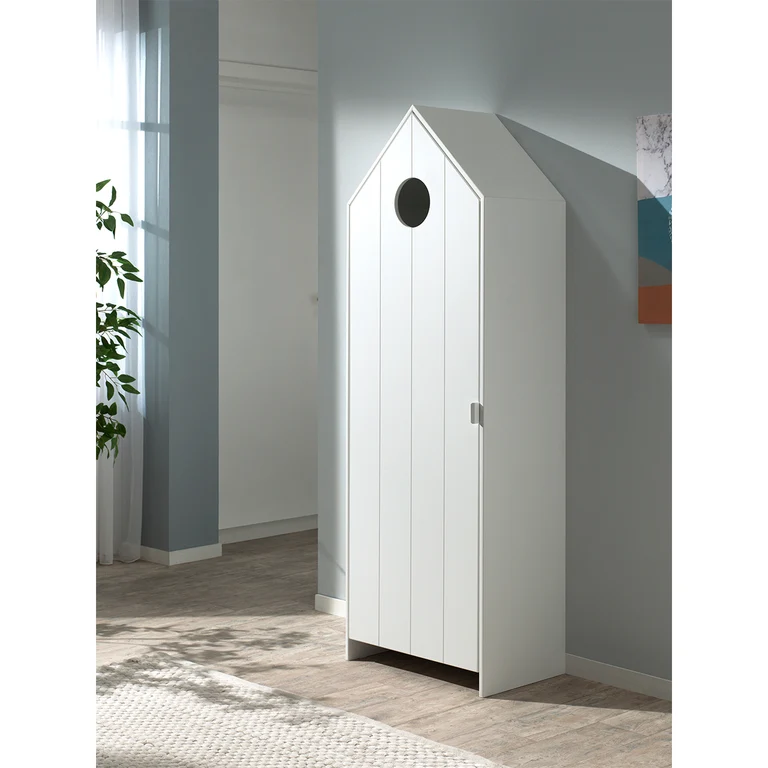 Armoire 1 porte Vipack Casami - Blanc