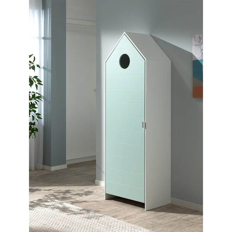 Armoire 1 porte Vipack Casami - Menthe