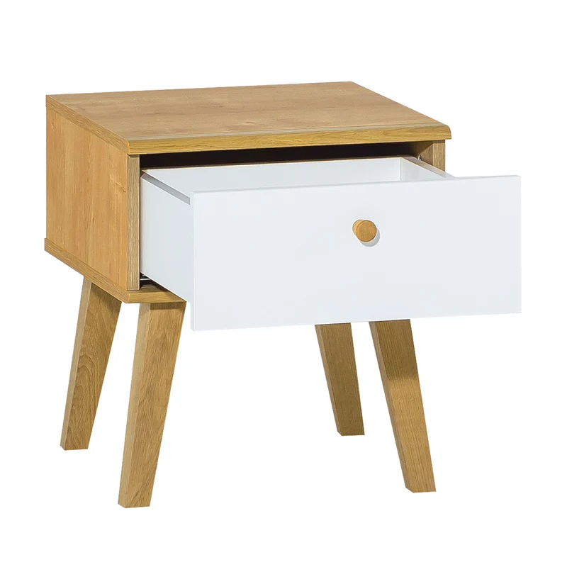 Table de chevet Vox Nature Blanc