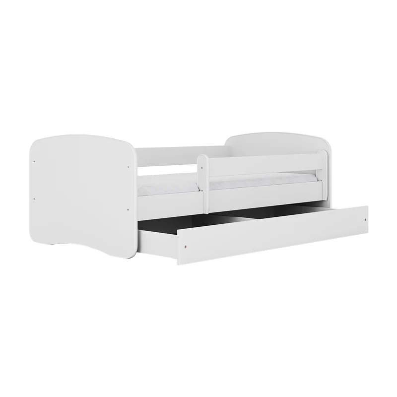 Lit 80x160 sommier et tiroir inclus Kocot Kids Babydream - Blanc