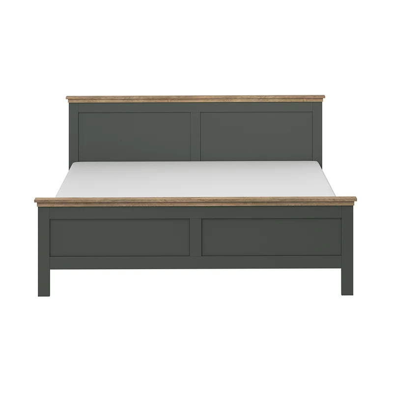 Lit 160x200 sommier inclus Martin Vert et Bois