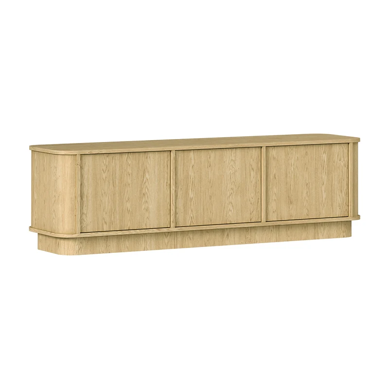 Meuble TV 3 portes 154 cm Halina Bois