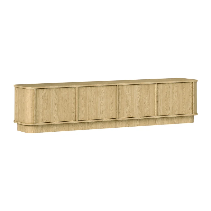 Meuble TV 4 portes 200 cm Halina Bois