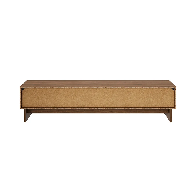 Meuble TV 1 tiroir 176 cm Riyo Bois foncé