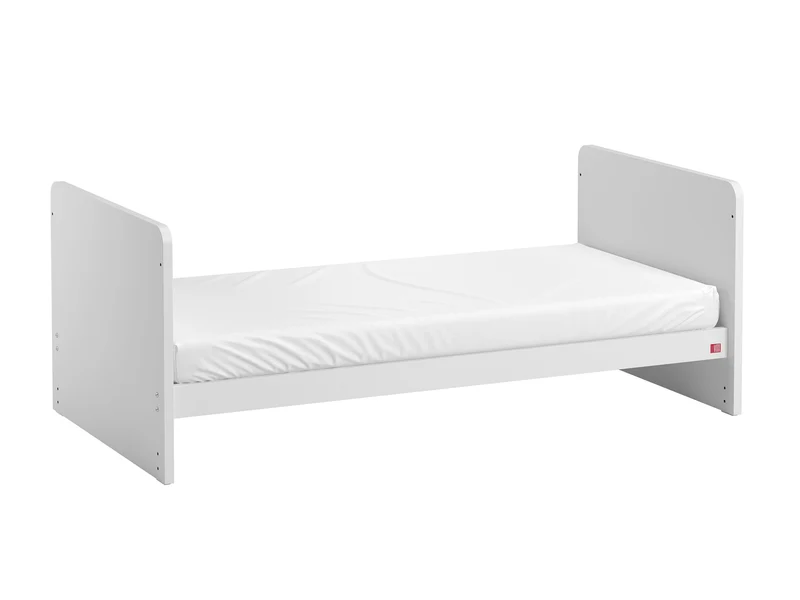 Lit bébé évolutif Vox Leaf - Blanc et bois